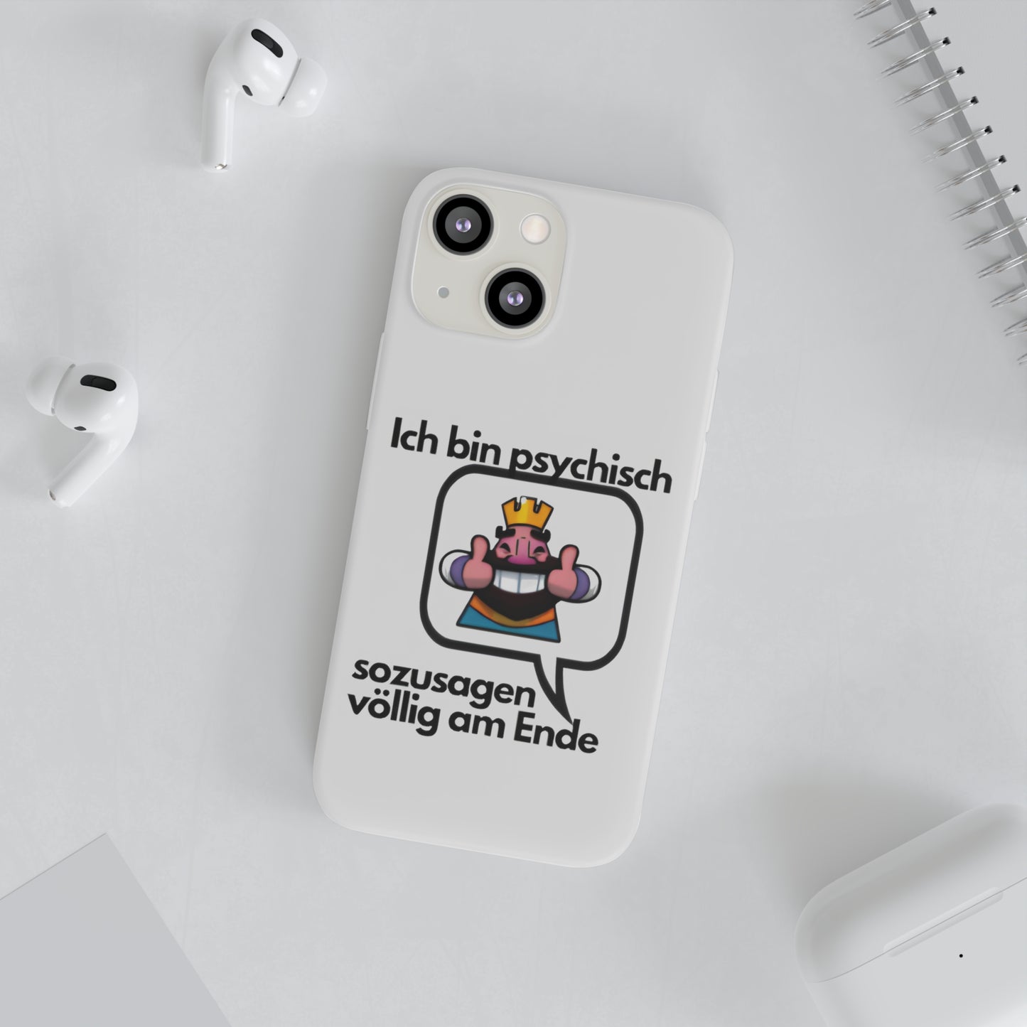 "Ich bin psychisch sozusagen völlig am Ende" High Quality Phone Case