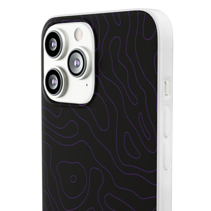 "Purple Topography" High Quality Phone Case