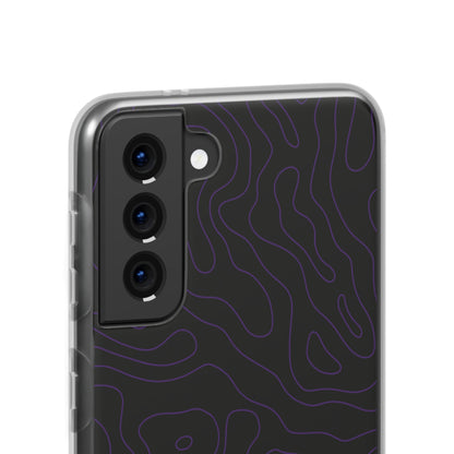 "Purple Topography" High Quality Phone Case