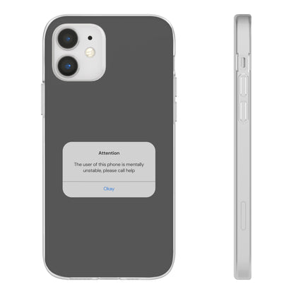 "Attention Notification" High Quality Phone Case