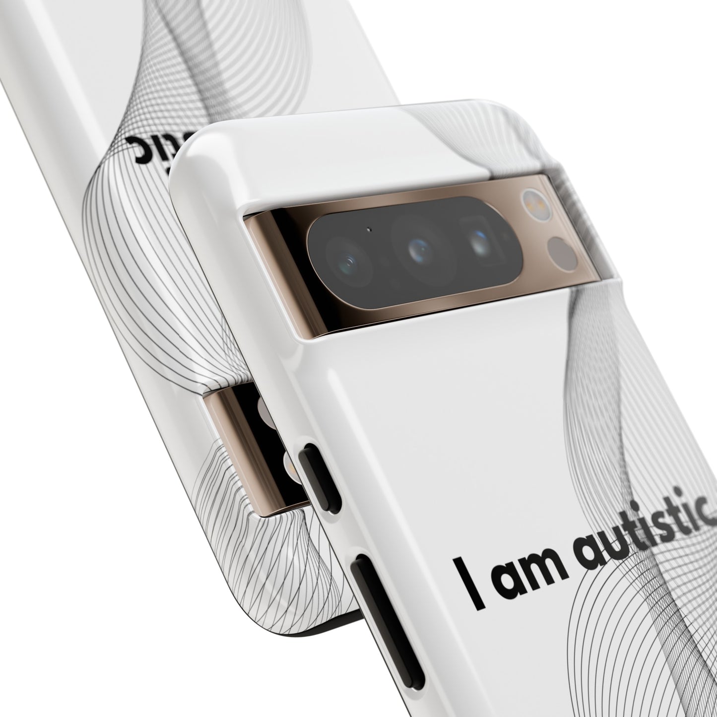 "I am autistic" Premium Quality Phone Case