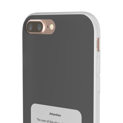 "Attention Notification" High Quality Phone Case