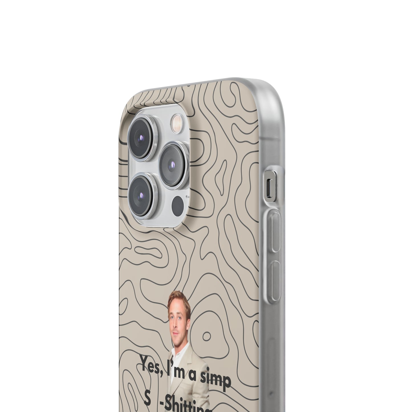 "Yes, I'm a simp" High Quality Phone Case