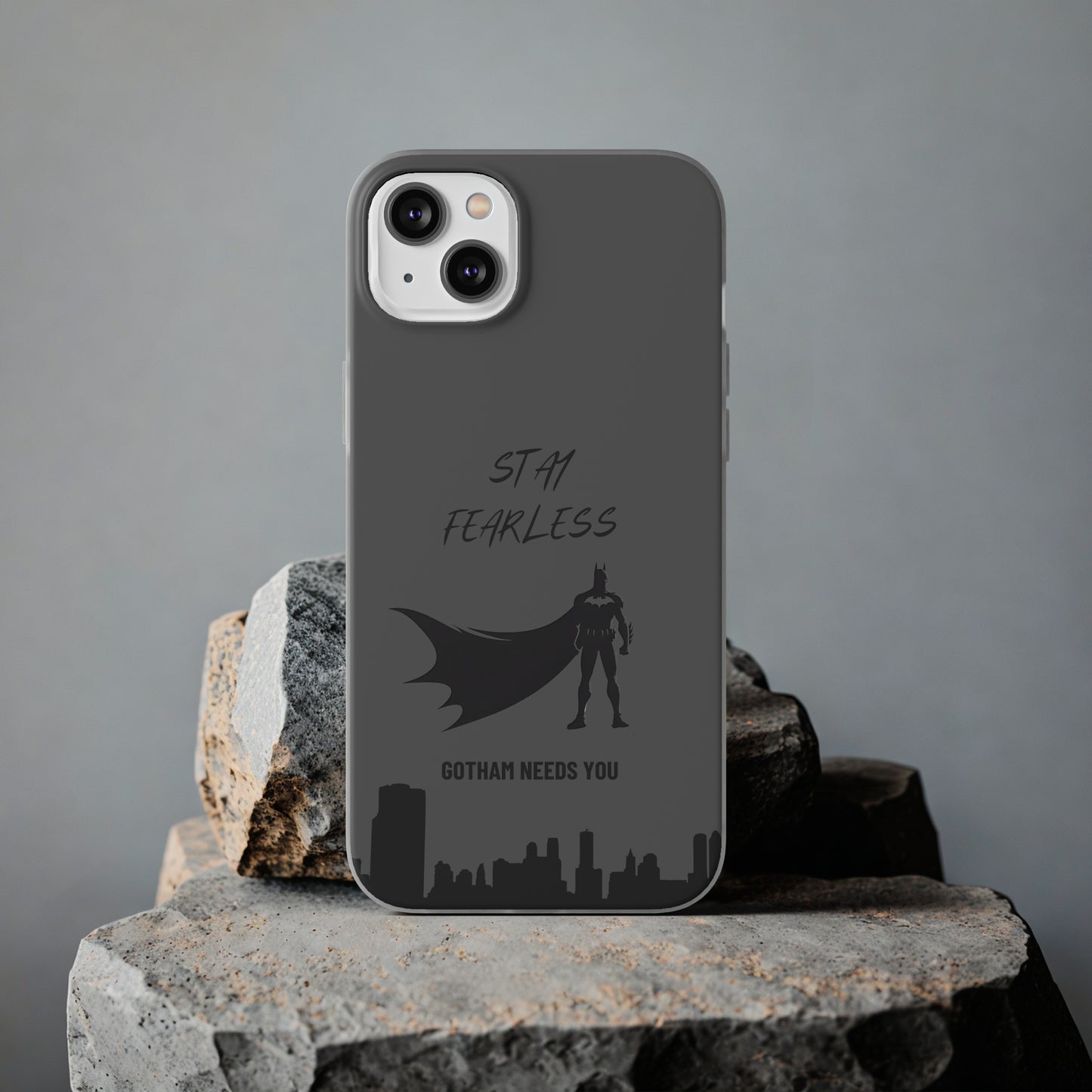 "Stay fearless, Gotham needs you" High Quality Phone Case