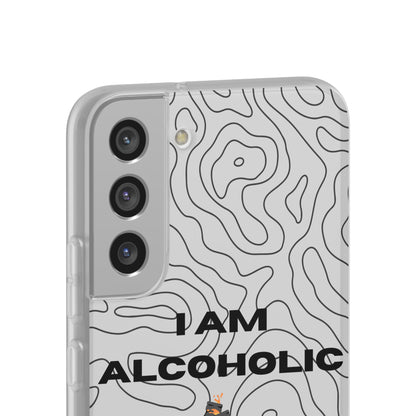 "I am alcoholic" High Quality Phone Case