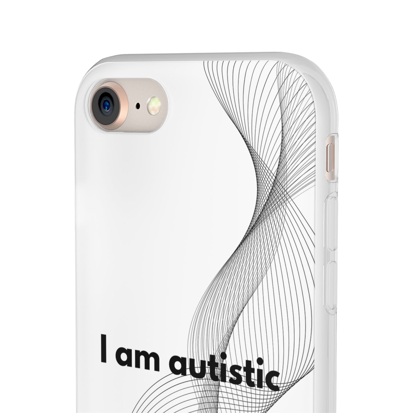 "I am autistic" High Quality Phone Case