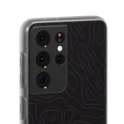 "Purple Topography" High Quality Phone Case