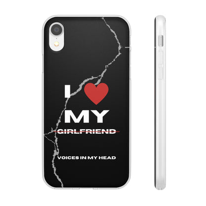 "I love my voices in my head" High Quality Phone Case