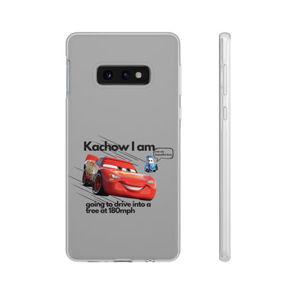 "Kachow into a tree" High Quality Phone Case