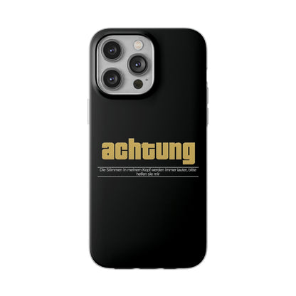 "Achtung (Stimmen)" High Quality Phone Case