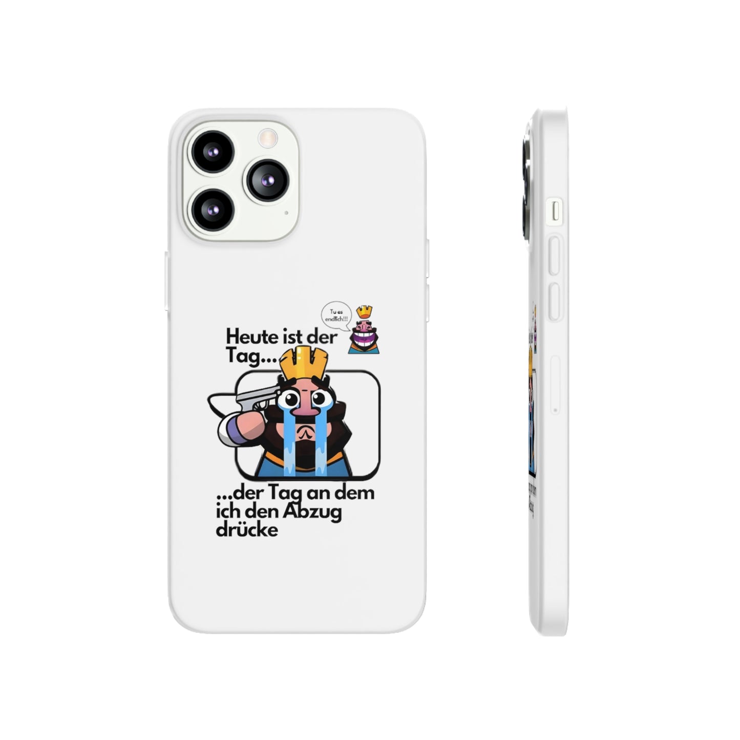 "Heute ist der Tag ... der Tag an dem ich den Abzug drücke" High Quality Phone Case