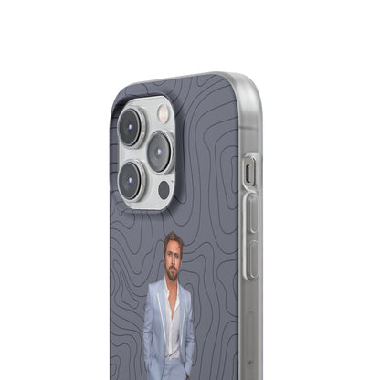 "Ryan Gosling blue" High Quality Phone Case