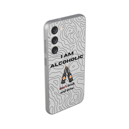 "I am alcoholic" High Quality Phone Case