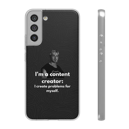 "I'm a content creator" High Quality Phone Case