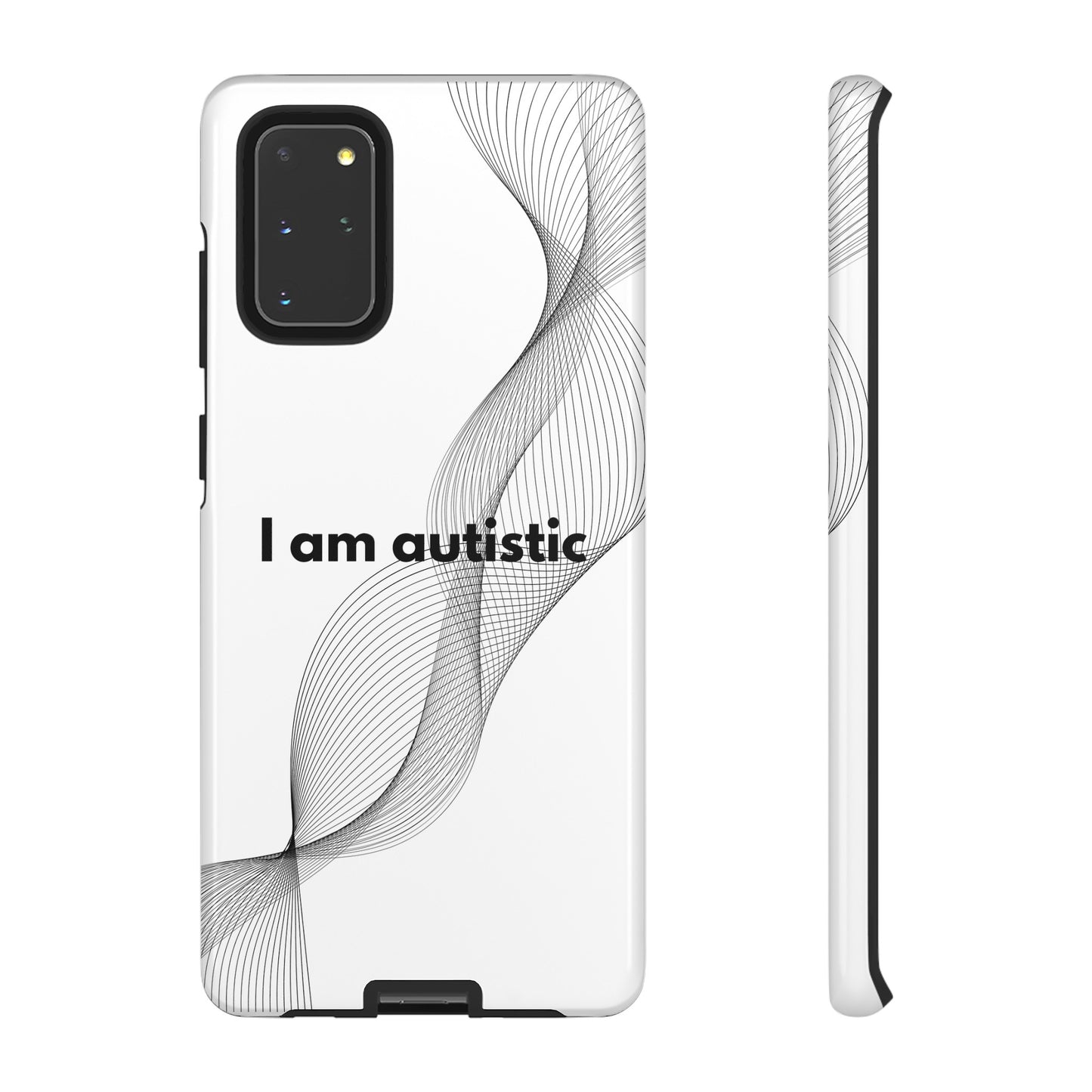 "I am autistic" Premium Quality Phone Case