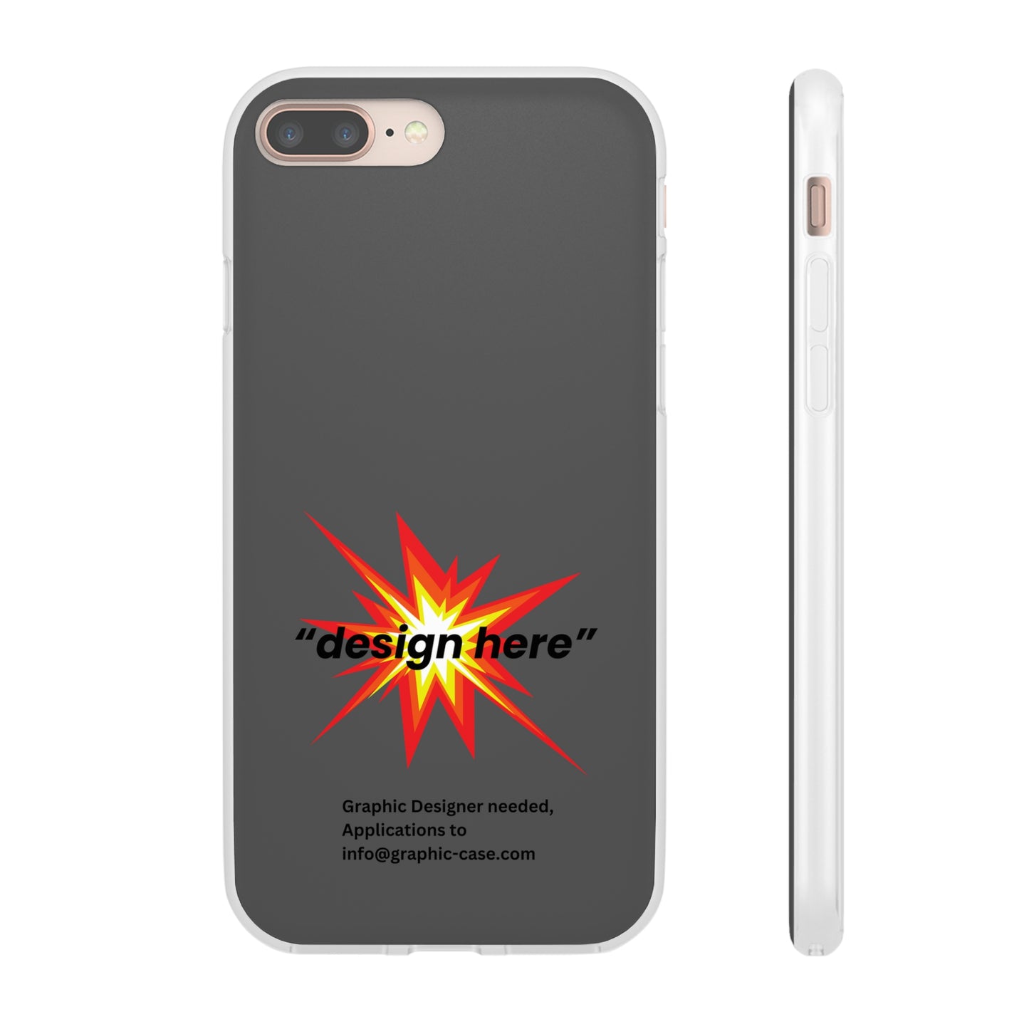 "Design here" High Quality Phone Case