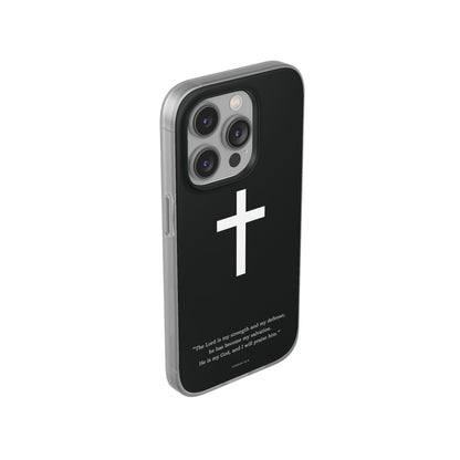 "Exodus 15:2 black edition" High Quality Phone Case