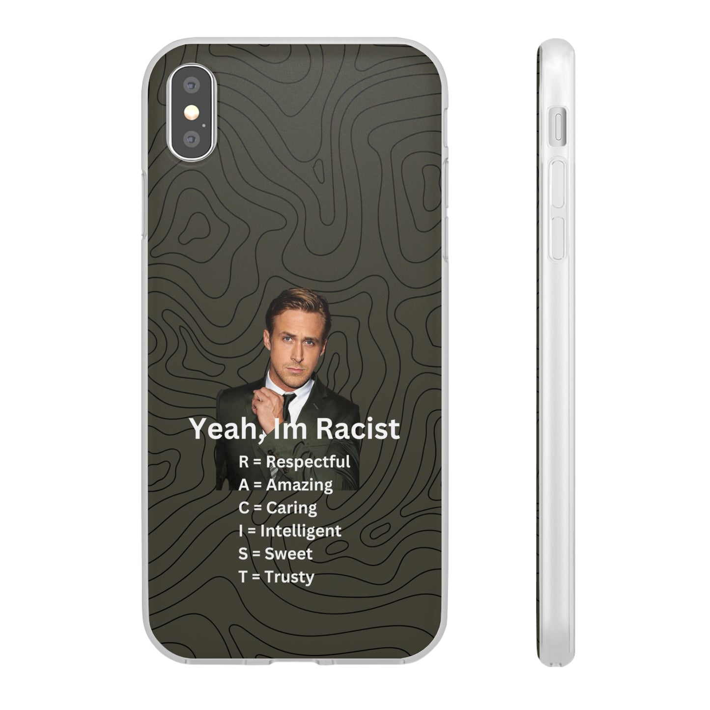 "Yeah, I'm Racist" High Quality Phone Case