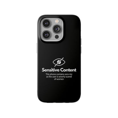 "Sensitive Content" High Quality Phone Case