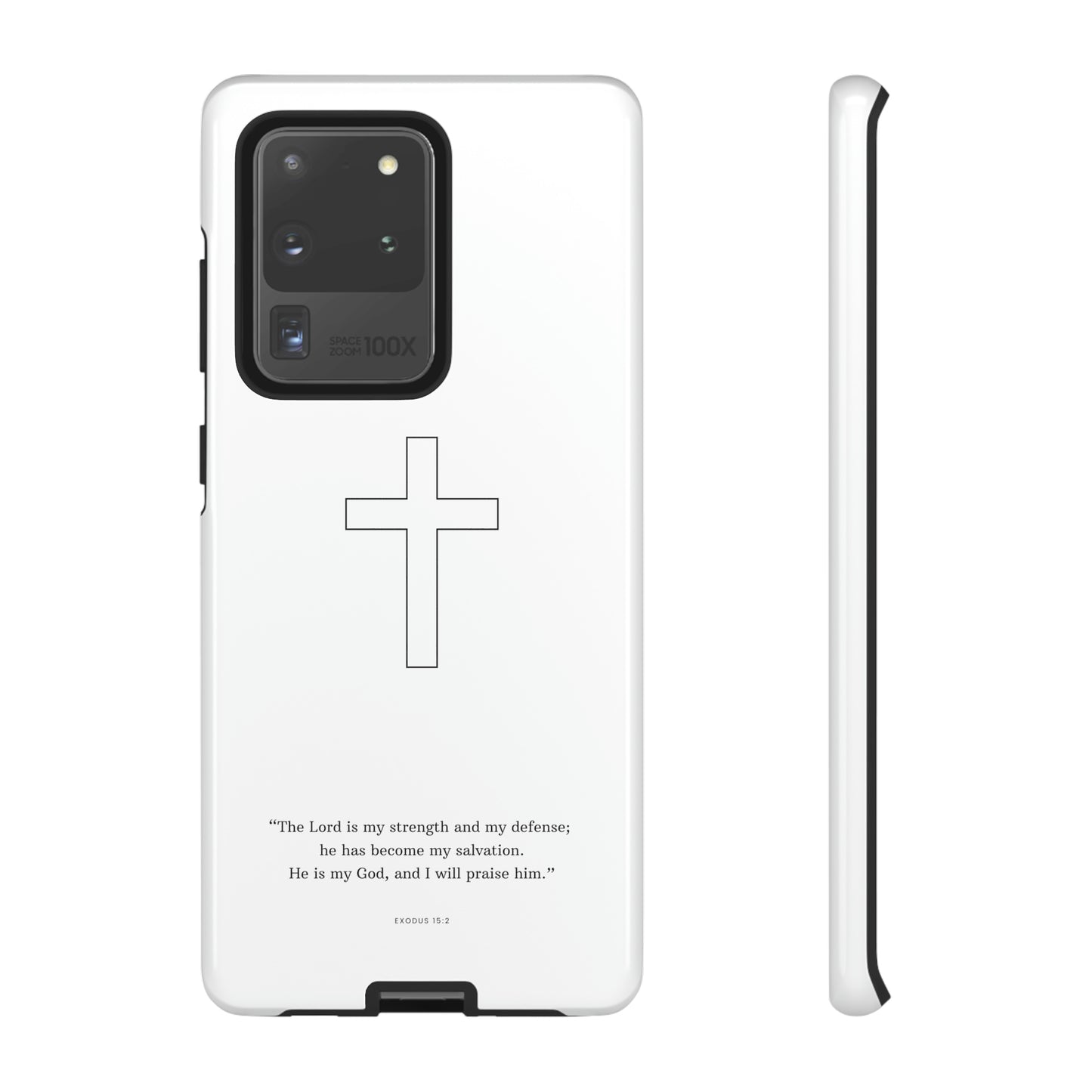 "Exodus 15:2" Premium Quality Phone Case