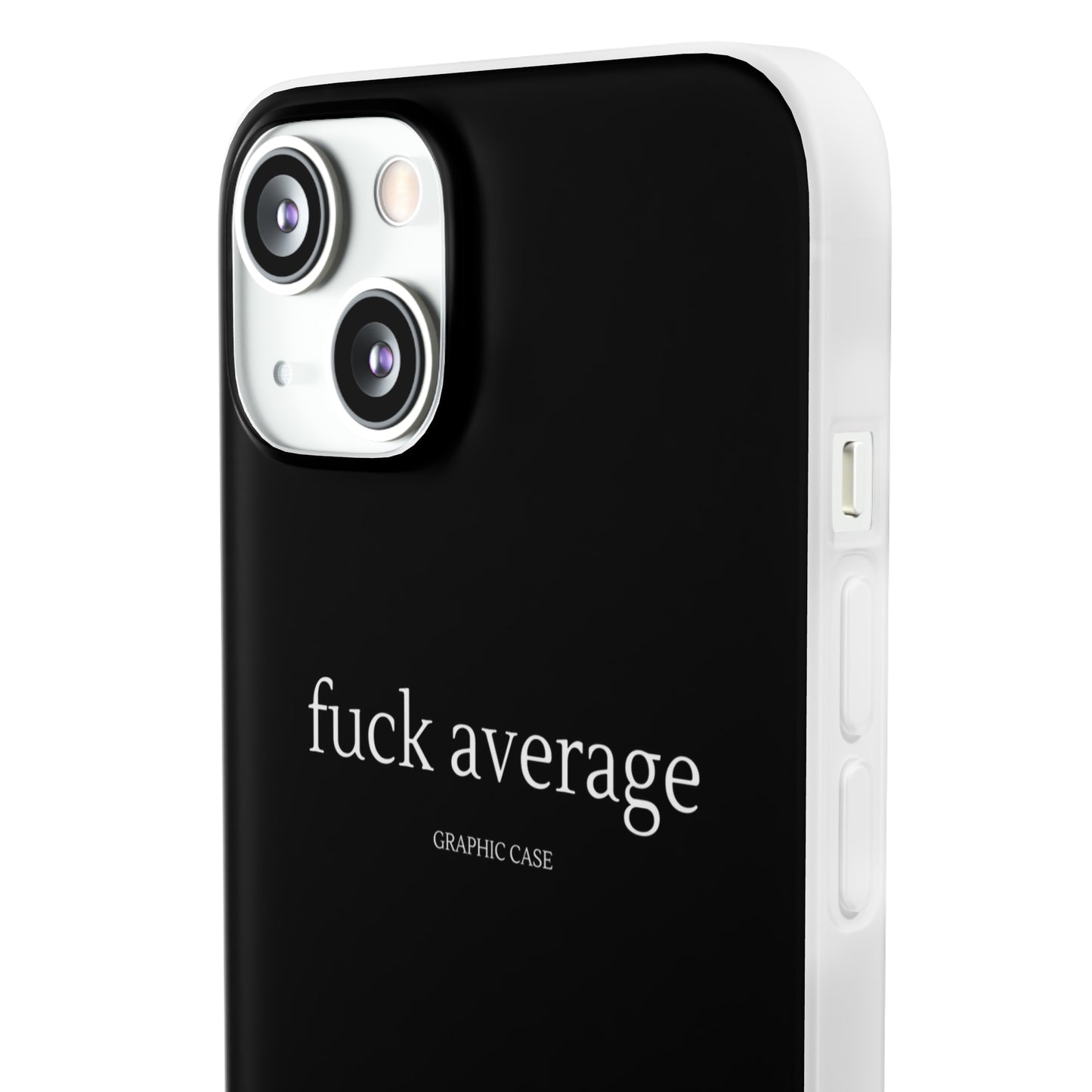 "fuck average" High Quality Phone Case