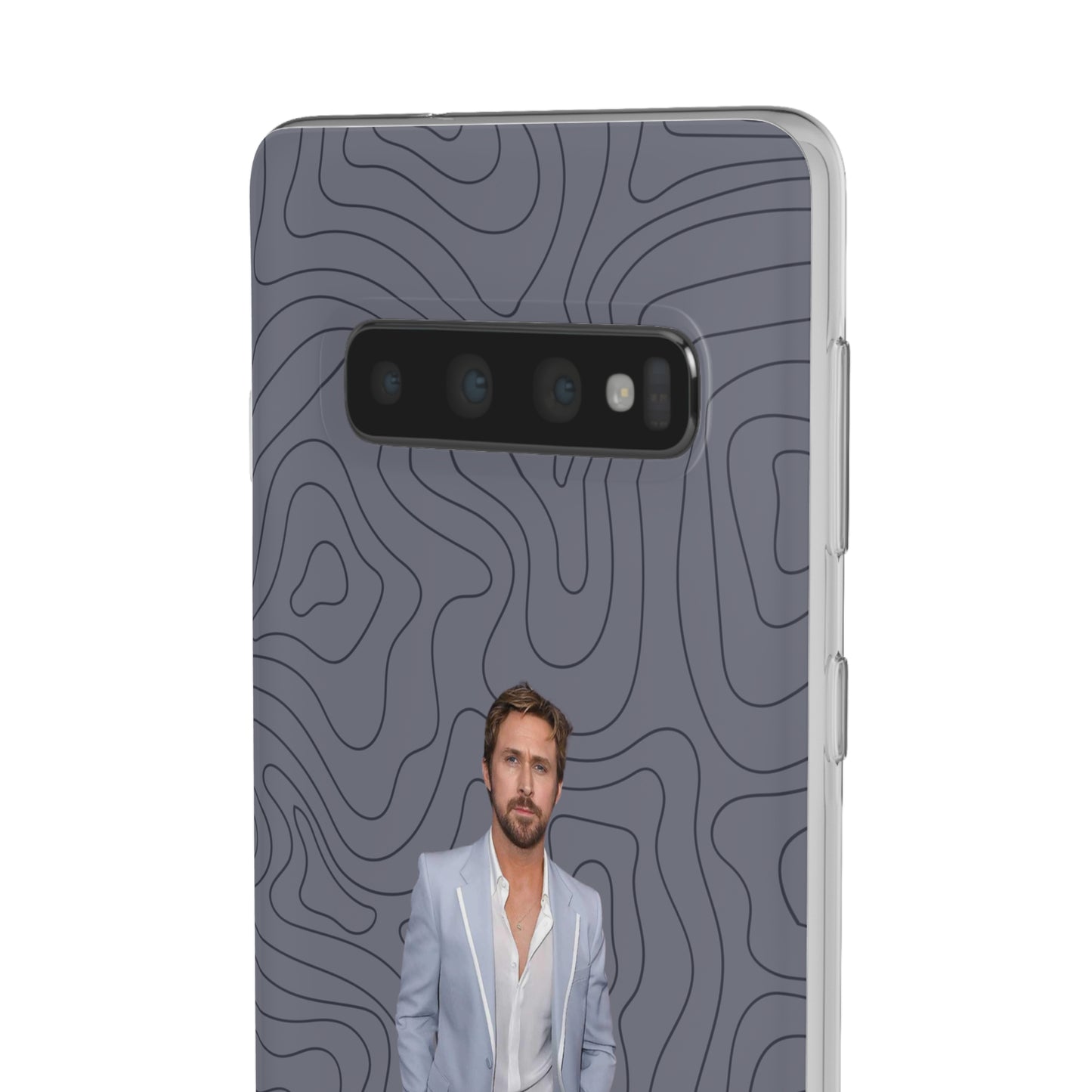 "Ryan Gosling blue" High Quality Phone Case