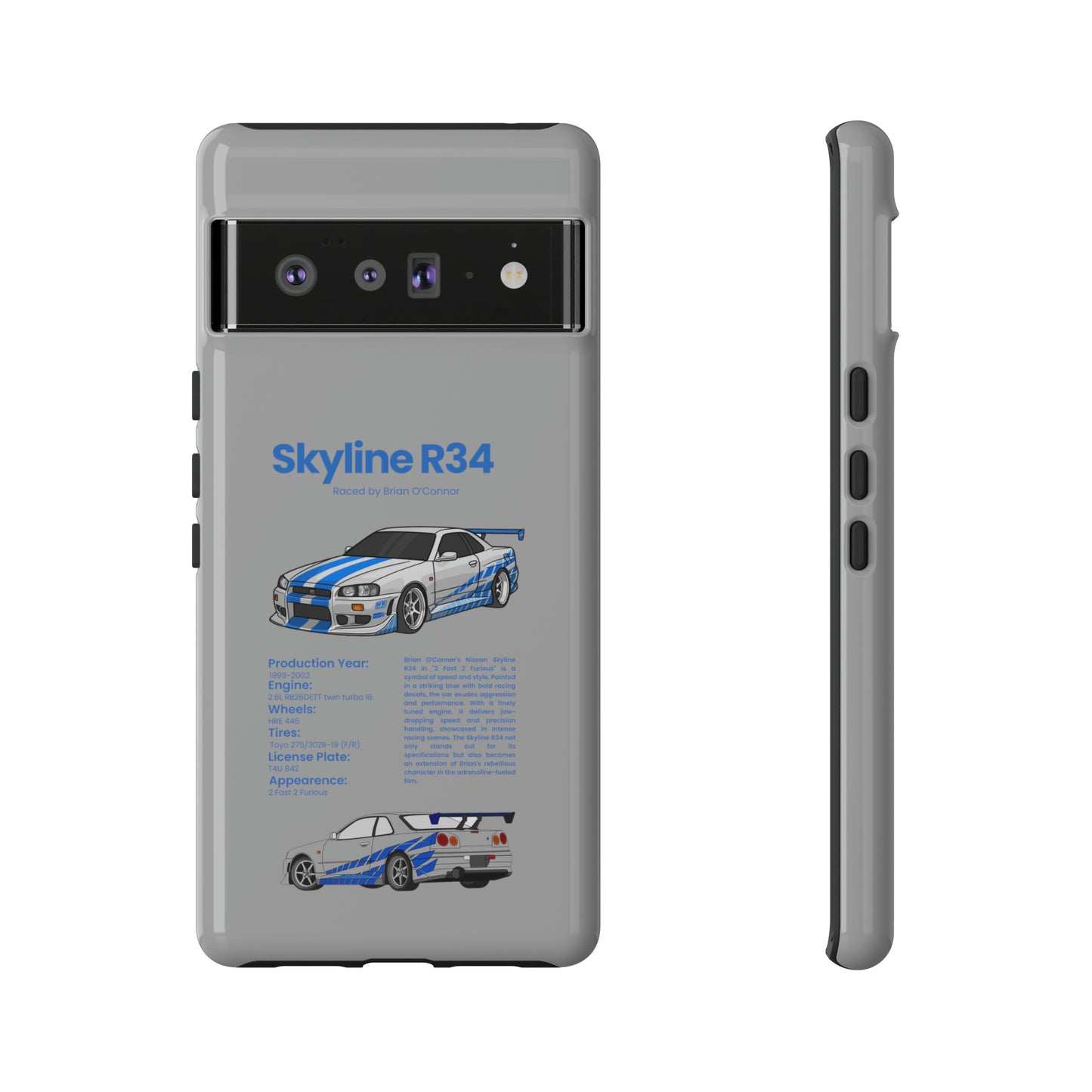 "Skyline R34" Premium Quality Phone Case