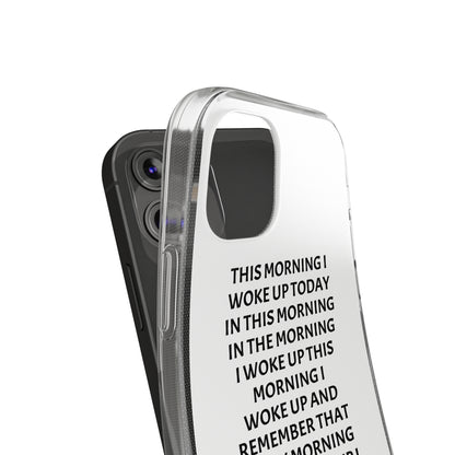 "THIS MORNING" High Quality Phone Case