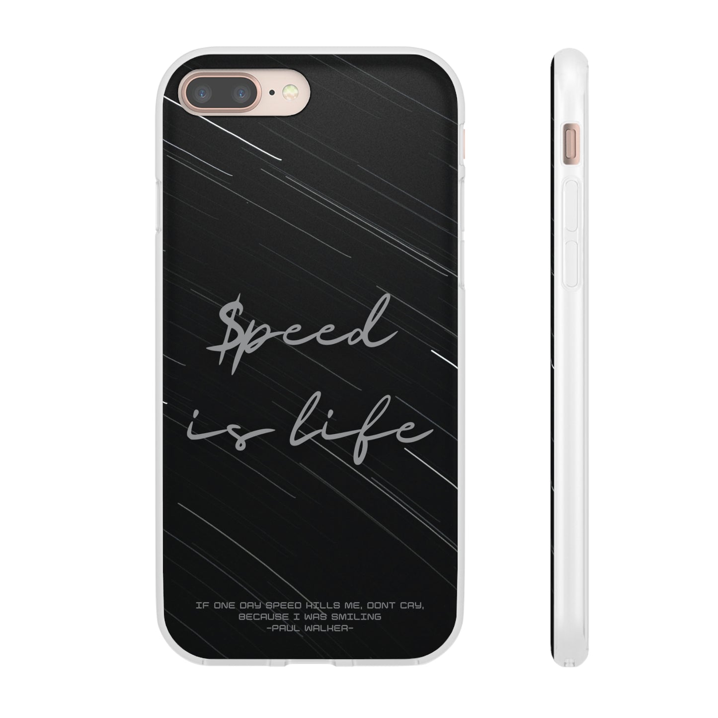 "Speed is life" High Quality Phone Case