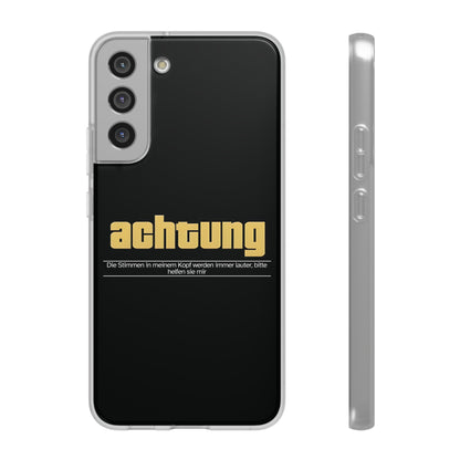 "Achtung (Stimmen)" High Quality Phone Case