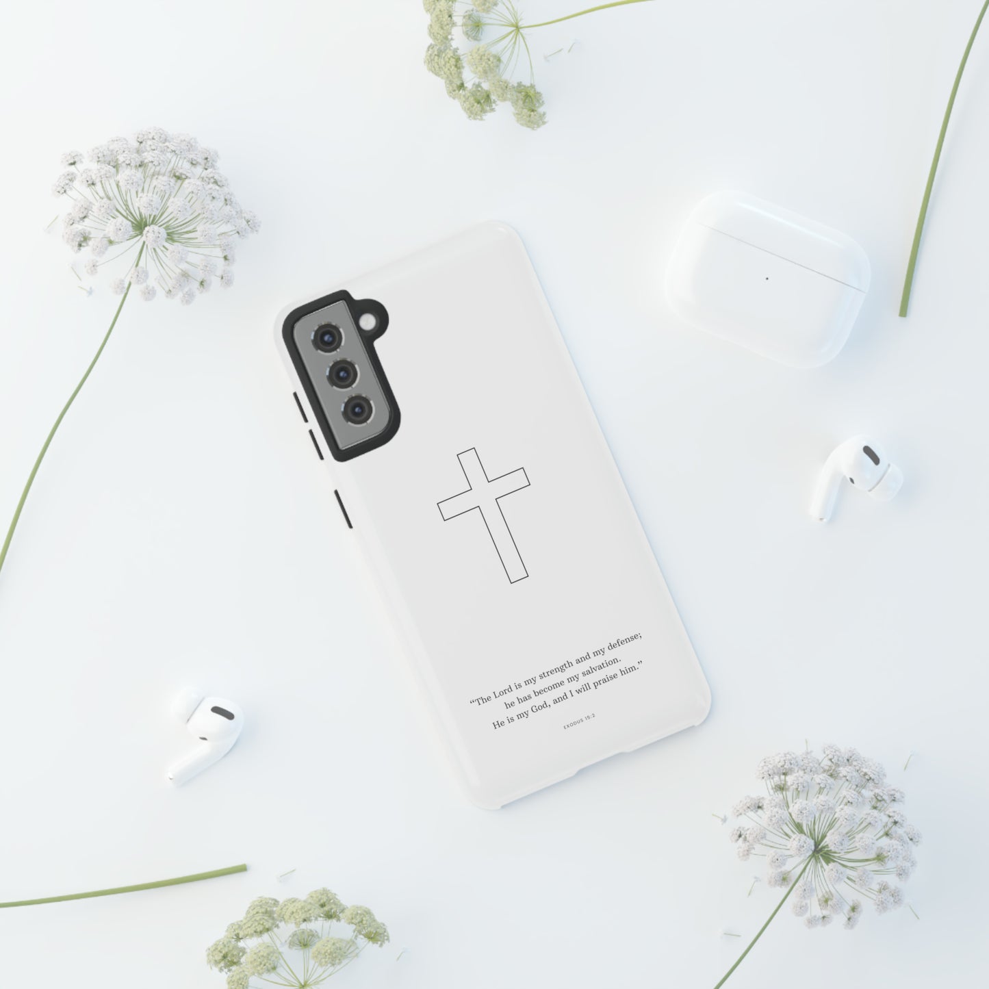 "Exodus 15:2" Premium Quality Phone Case