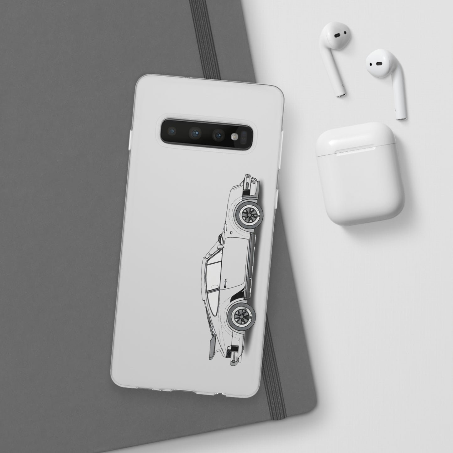 "Car Blueprint 2" High Quality Phone Case