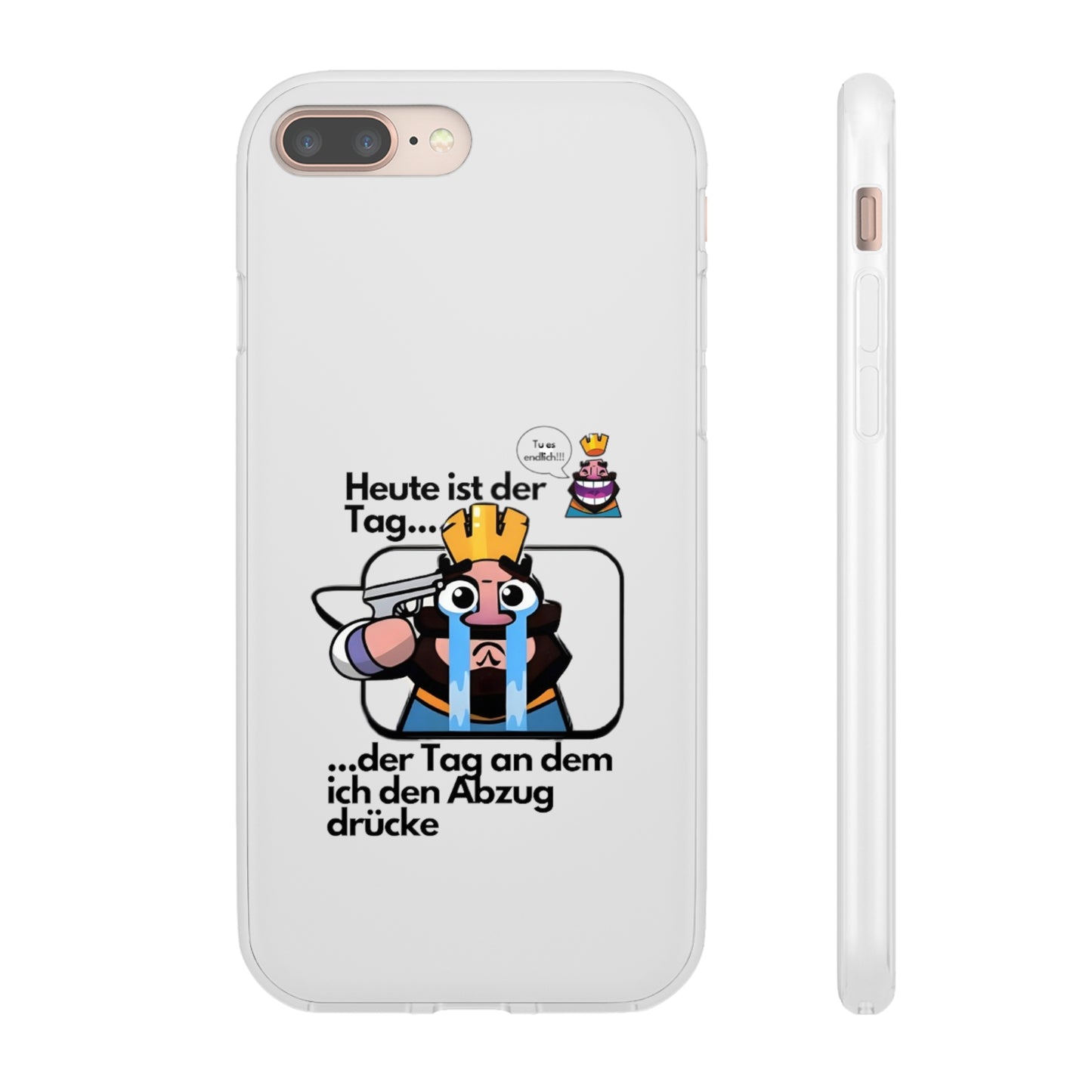 "Heute ist der Tag ... der Tag an dem ich den Abzug drücke" High Quality Phone Case