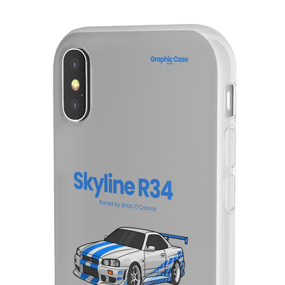 "Skyline R34" High Quality Phone Cases