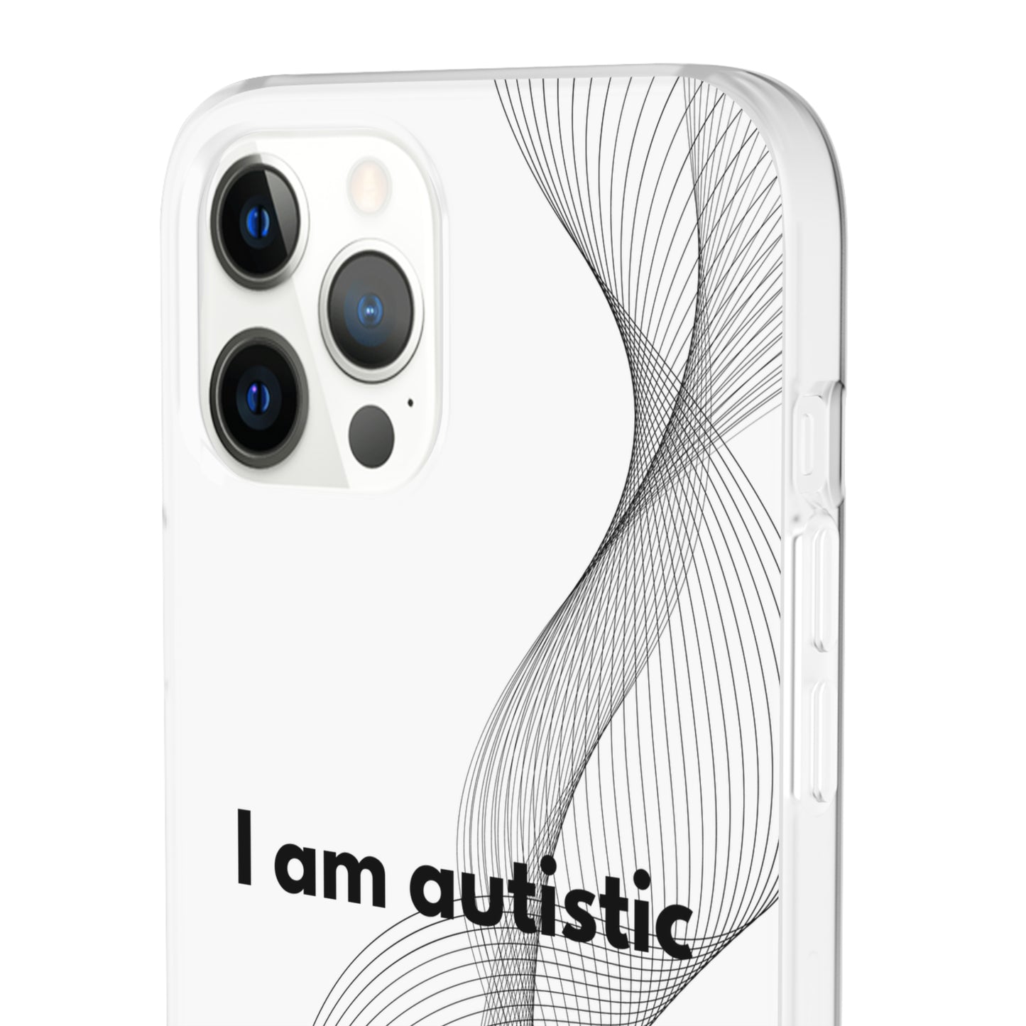 "I am autistic" High Quality Phone Case