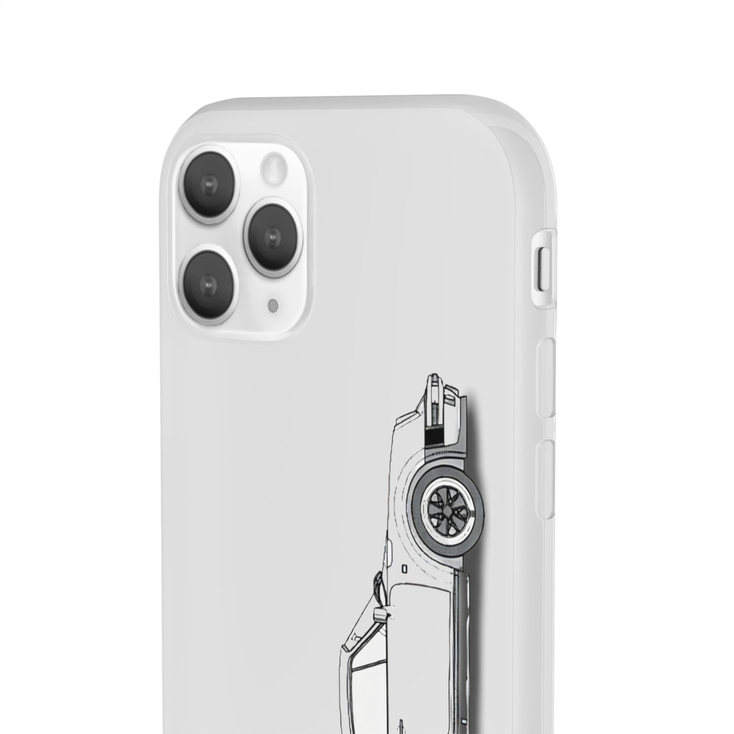 "Car Blueprint 2" High Quality Phone Case