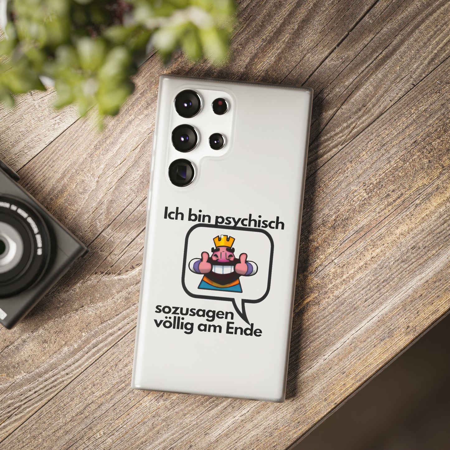 "Ich bin psychisch sozusagen völlig am Ende" High Quality Phone Case