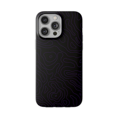 "Purple Topography" High Quality Phone Case