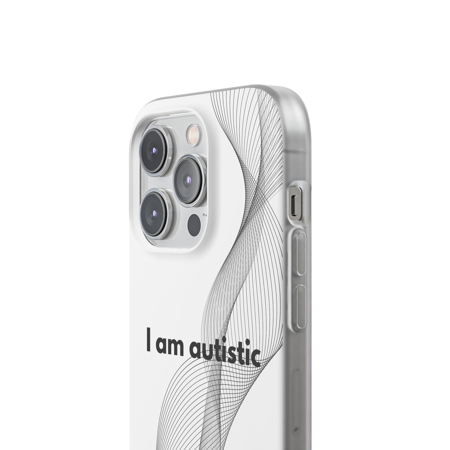 "I am autistic" High Quality Phone Case