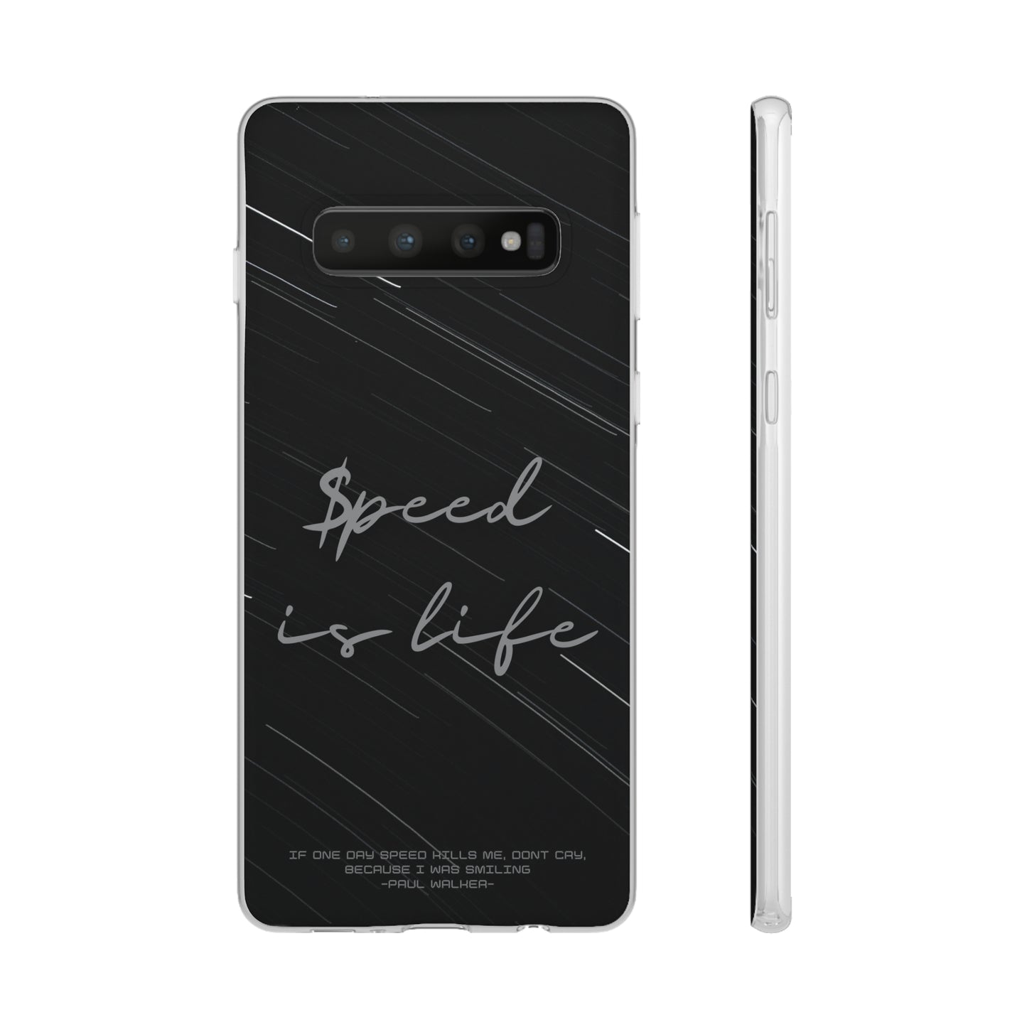 "Speed is life" High Quality Phone Case