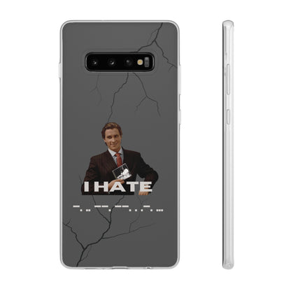 "I hate -. .. --. --. . .-. ... " High Quality Phone Case