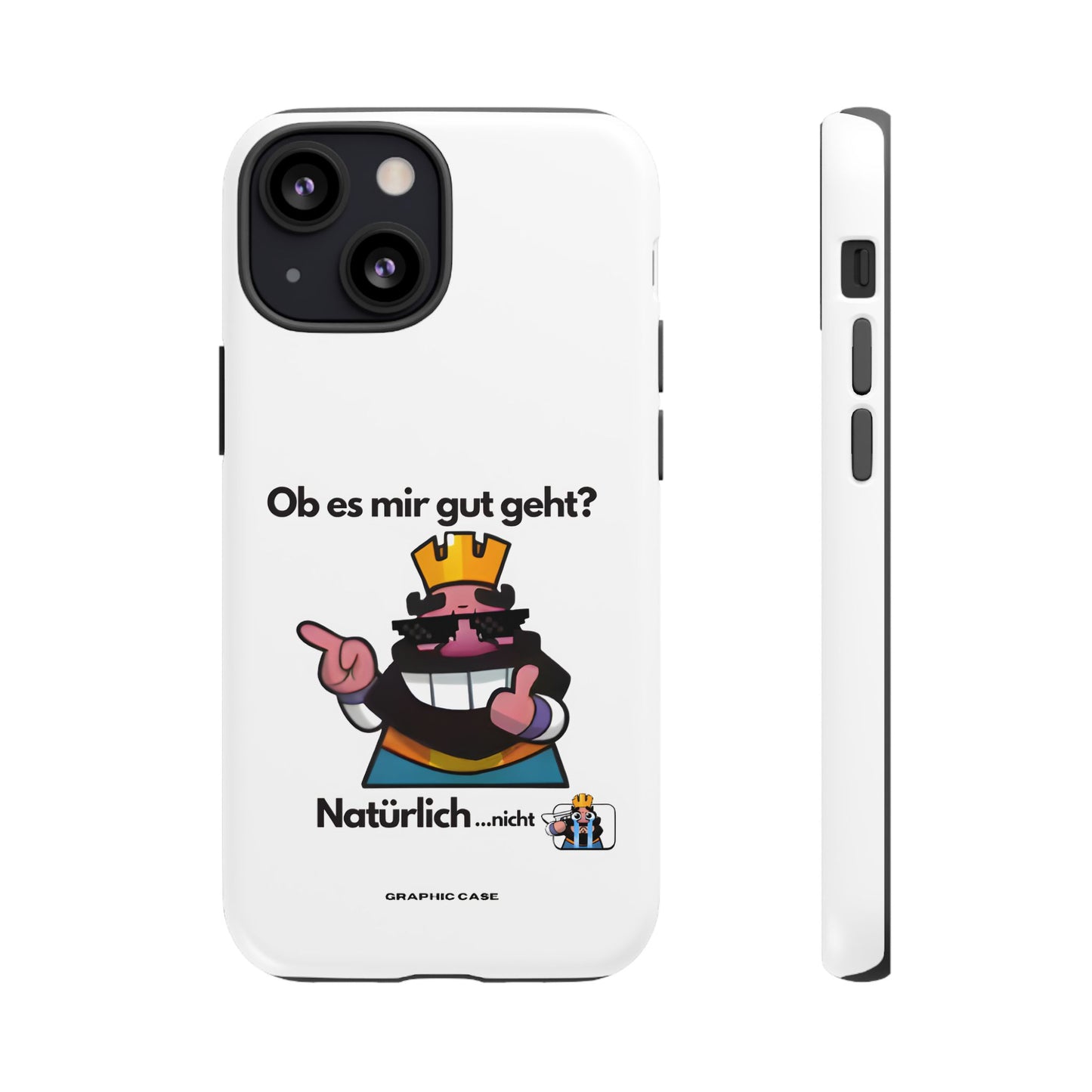 "Ob es mir gut geht?" Premium Quality Phone Case