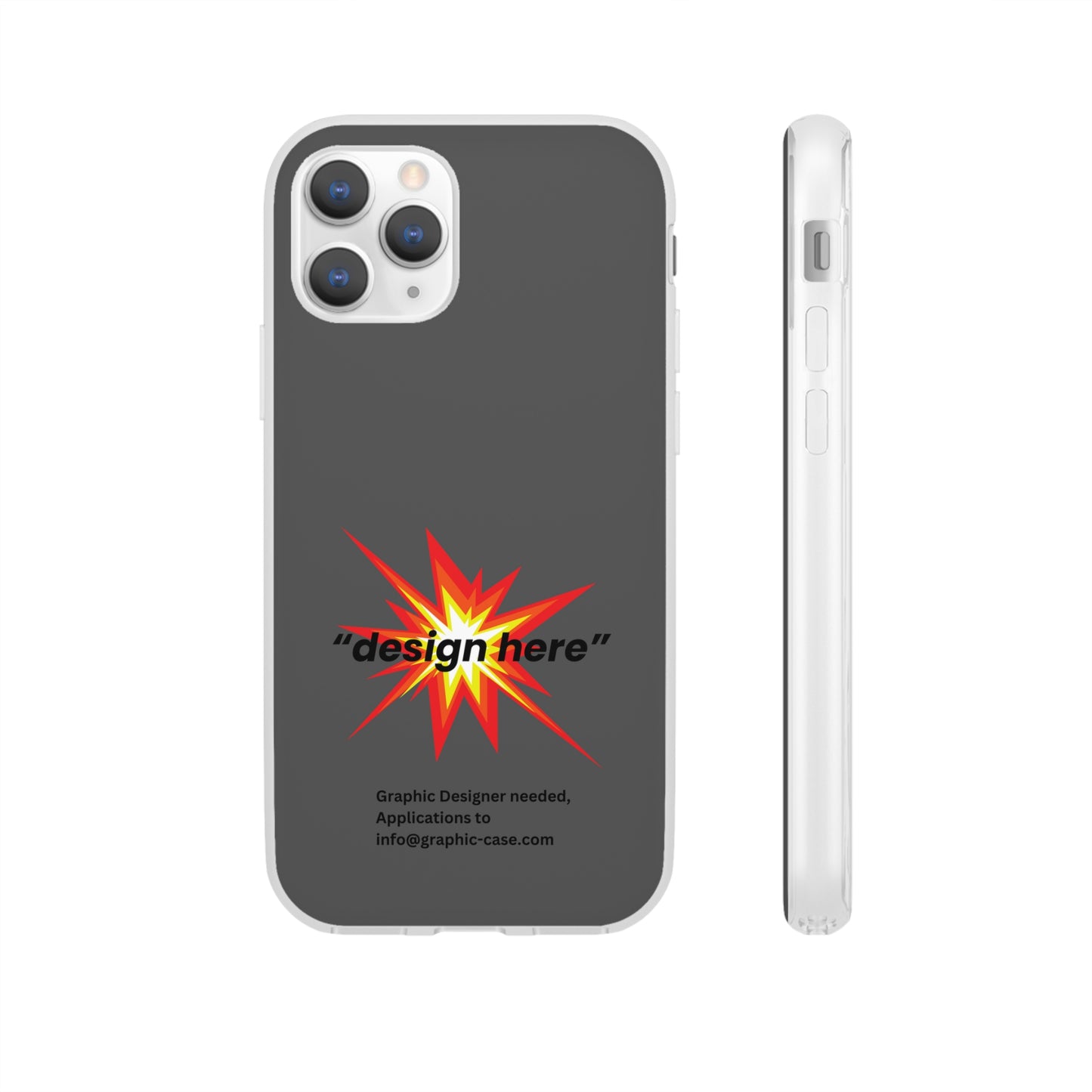 "Design here" High Quality Phone Case