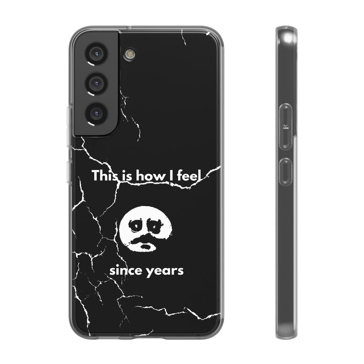 "This is how I feel since years" High Quality Phone Case