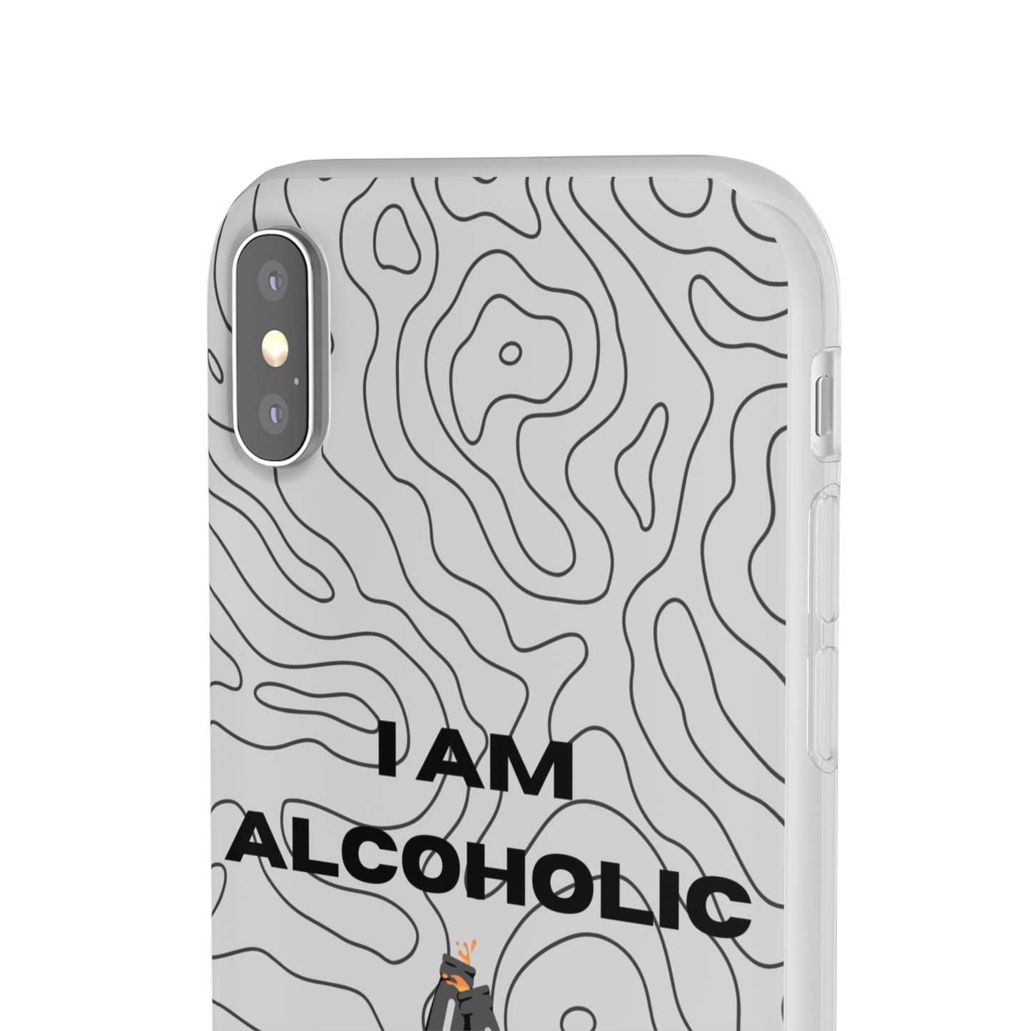 "I am alcoholic" High Quality Phone Case