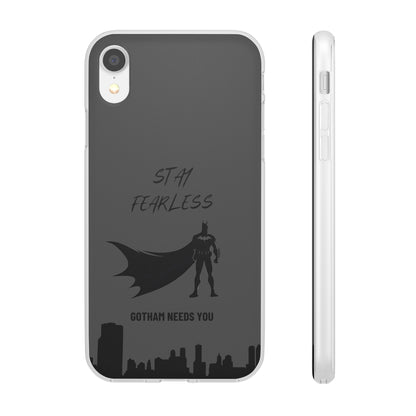 "Stay fearless, Gotham needs you" High Quality Phone Case