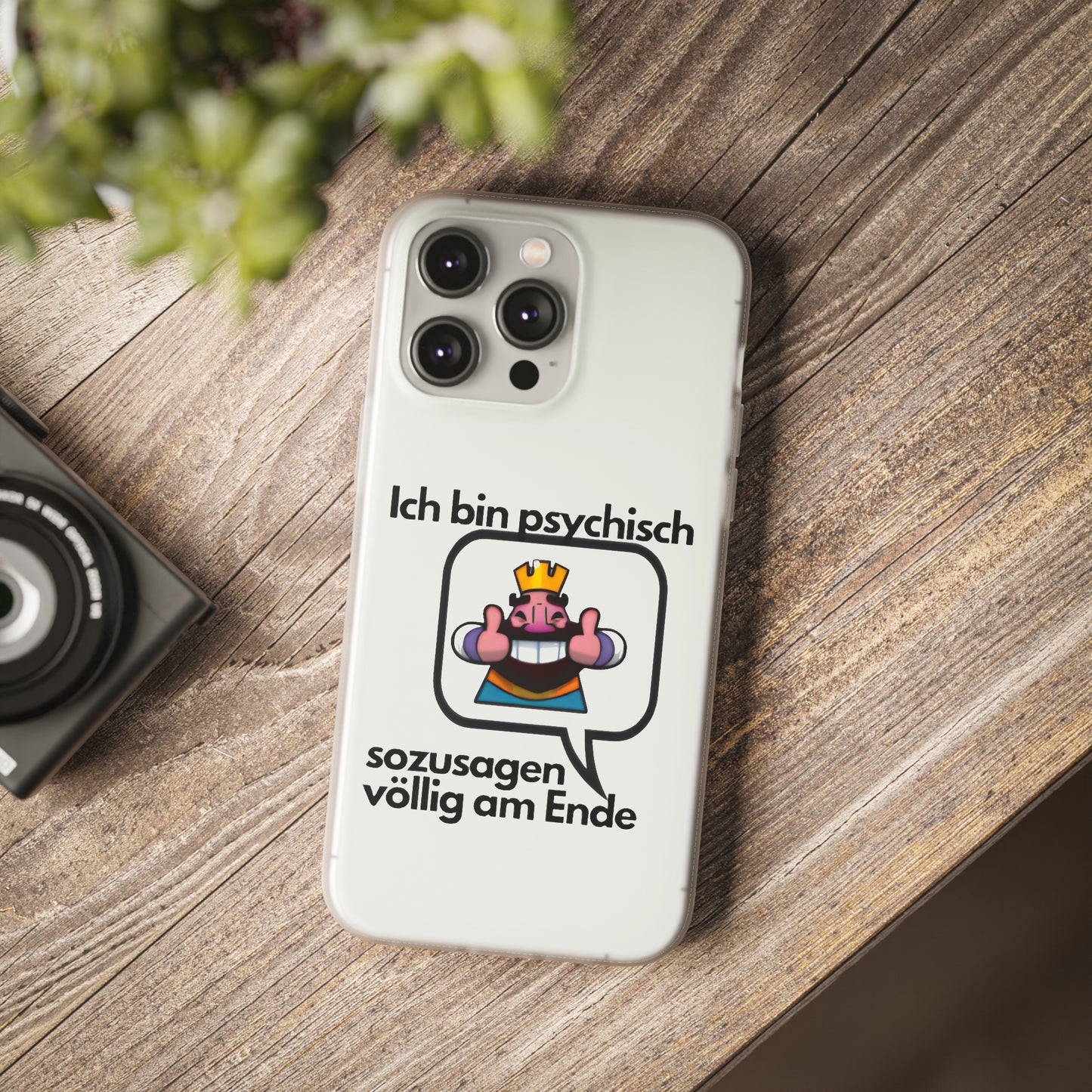 "Ich bin psychisch sozusagen völlig am Ende" High Quality Phone Case