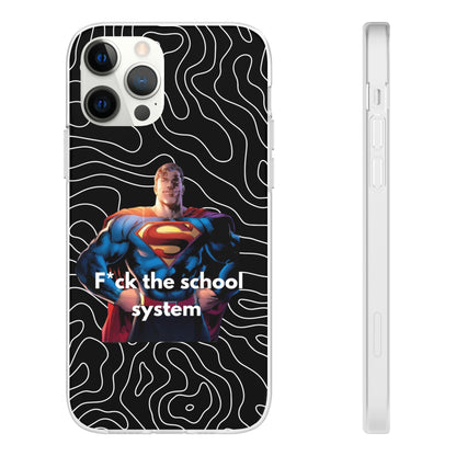 "F*ck the school system" High Quality Phone Case