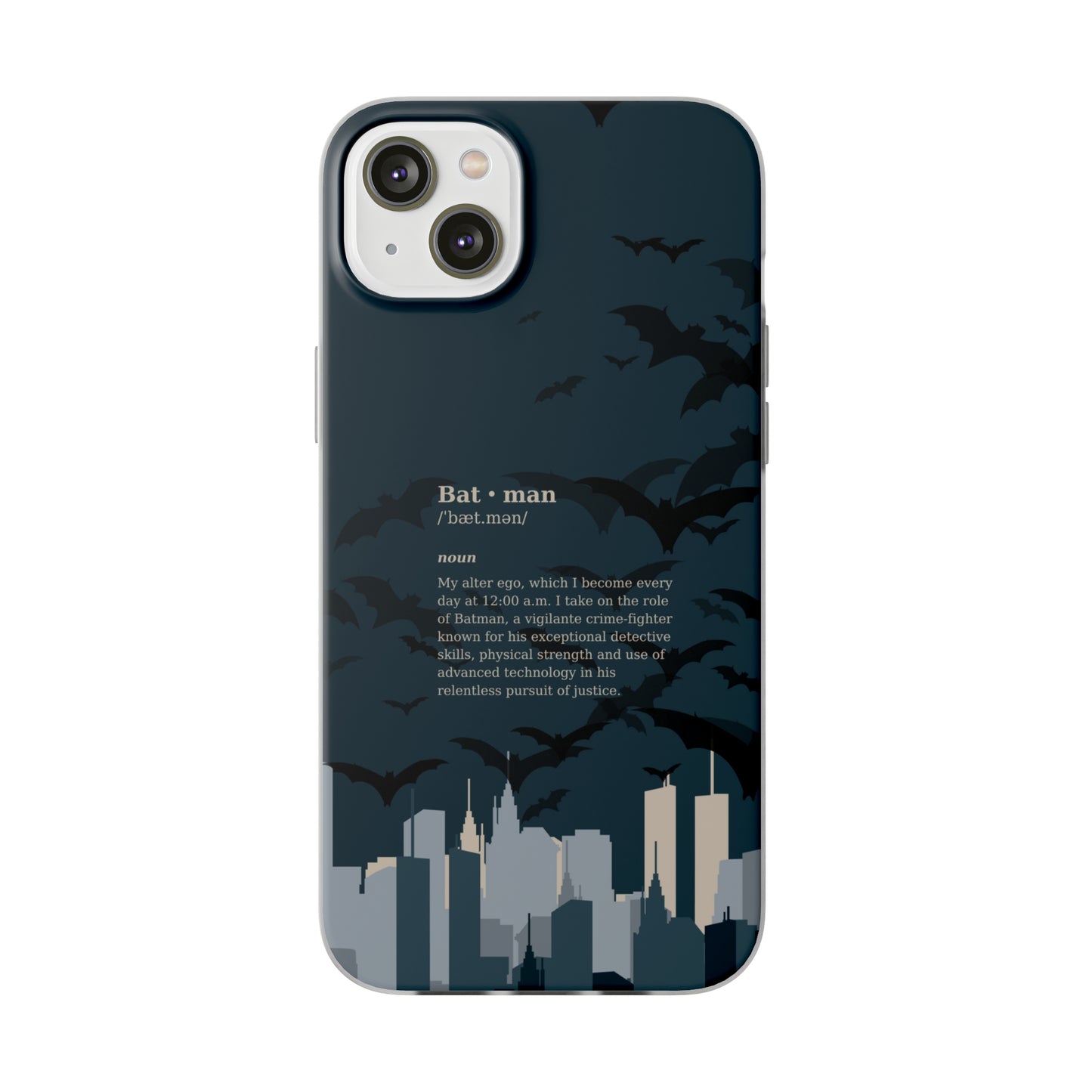 "Batman Definition" High Quality Phone Case