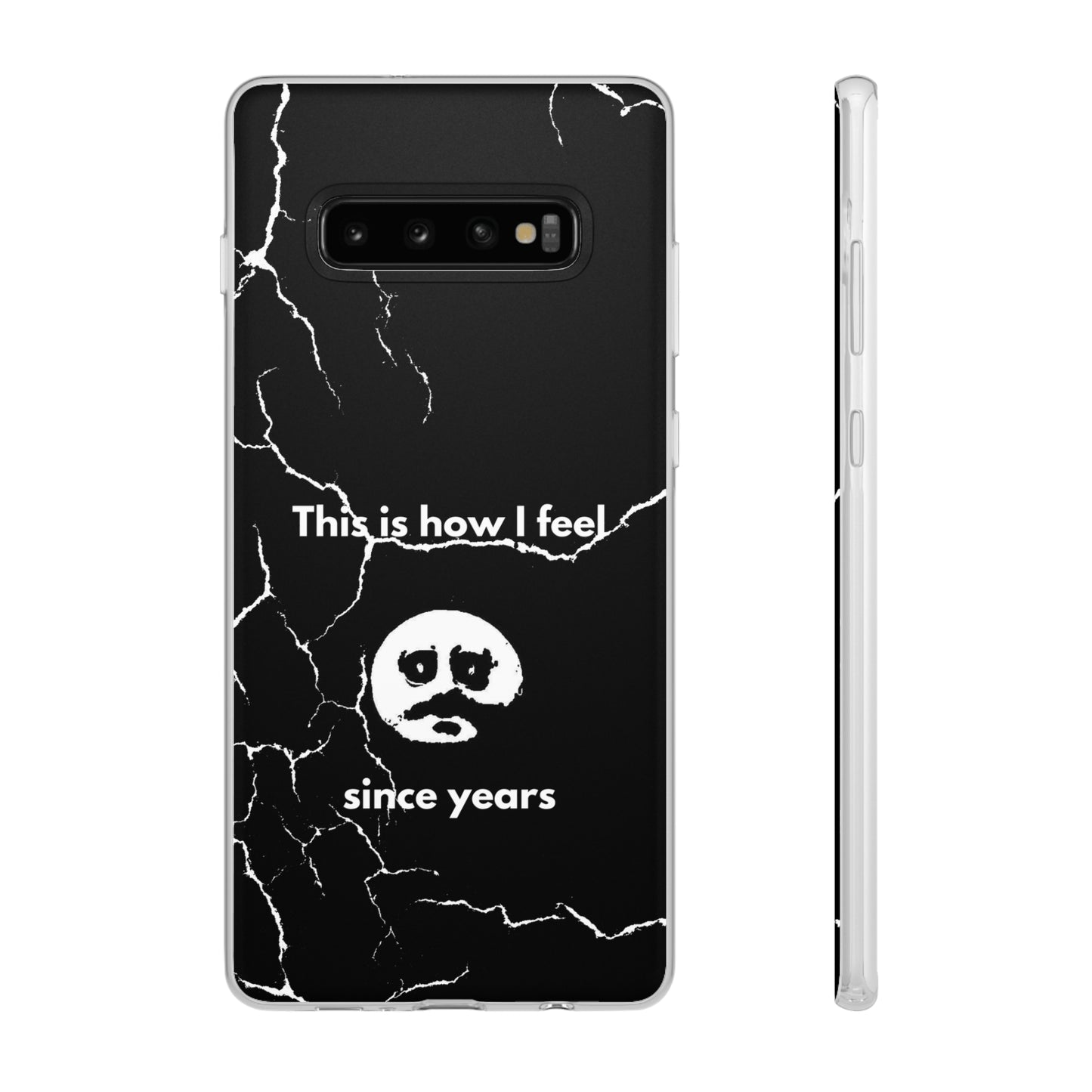 "This is how I feel since years" High Quality Phone Case